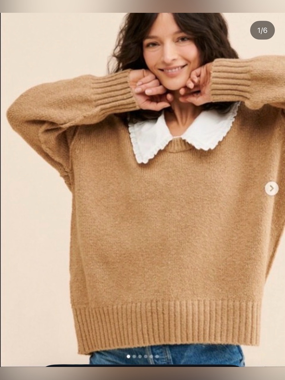 $128 MSRP Free People Brookside Tunic Sweater